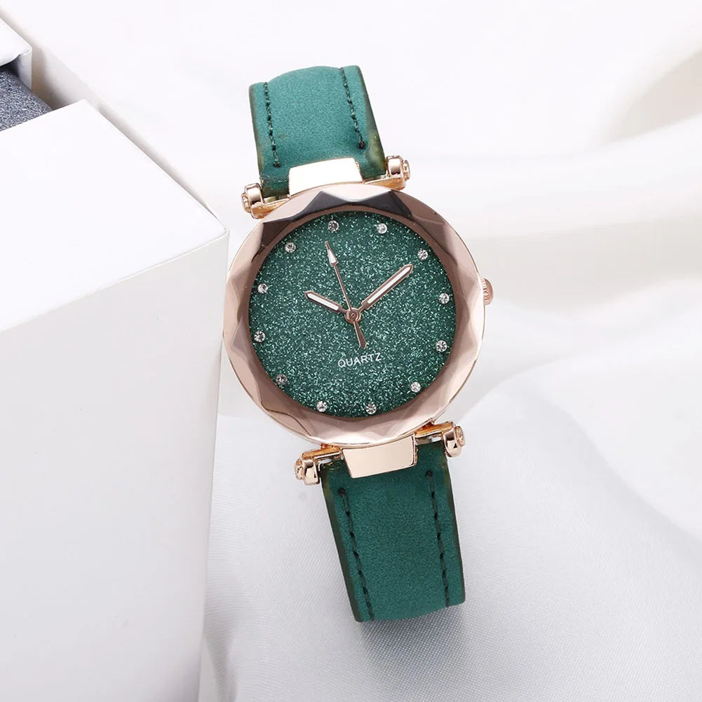 Reloj de cuarzo de negocios Correa de cuero de PU de moda Relojes de cuartos diarios Adecuado para reloj de pulsera de regalo de citas diarias