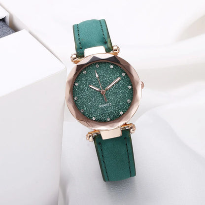 Reloj de cuarzo de negocios Correa de cuero de PU de moda Relojes de cuartos diarios Adecuado para reloj de pulsera de regalo de citas diarias