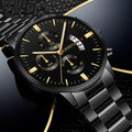 AUREX™ | Reloj Clásico para Hombre con Calendario, Acero Inoxidable, Movimiento de Cuarzo y Estilo Exclusivo