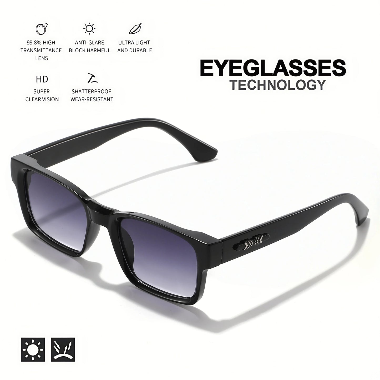Gafas de Sol Retro Punk - Montura Cuadrada Protectora, UV400 Unisex para Aventuras al Aire Libre y Estilo Casual