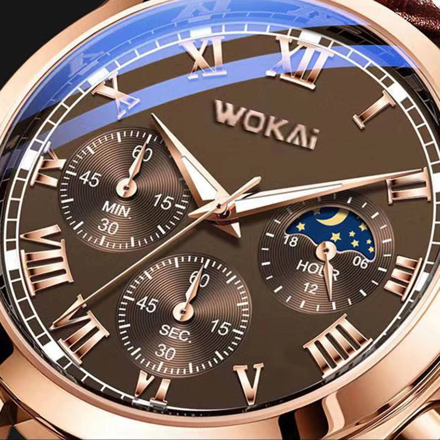 Reloj de cuarzo de negocios Correa de cuero de PU de moda Relojes de cuartos diarios Adecuado para reloj de pulsera de regalo de citas diarias