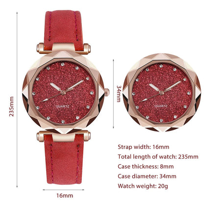 Reloj de cuarzo de negocios Correa de cuero de PU de moda Relojes de cuartos diarios Adecuado para reloj de pulsera de regalo de citas diarias